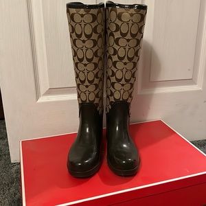 Coach Rainboots
